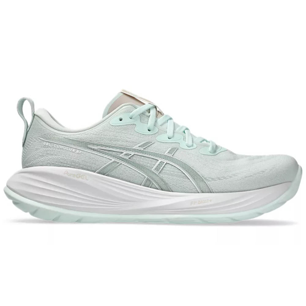 Men's Asics Gel-Cumulus 27, Pure Aqua/White, 8 D Medium