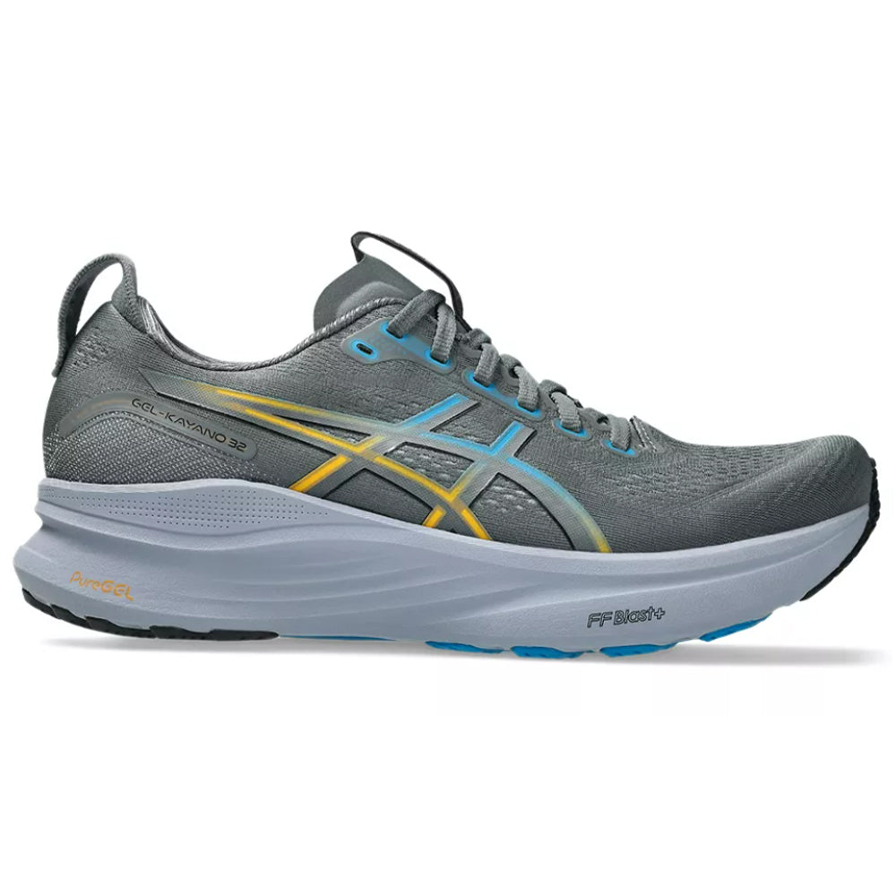Men's Asics Gel-Kayano 32, Steel Grey/Aegean Blue, 9 D Medium