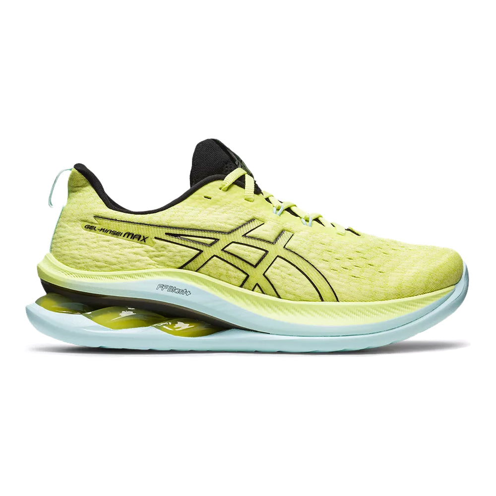 Men's Asics Gel-Kinsei Max, Glow Yellow/Black, 13 D Medium