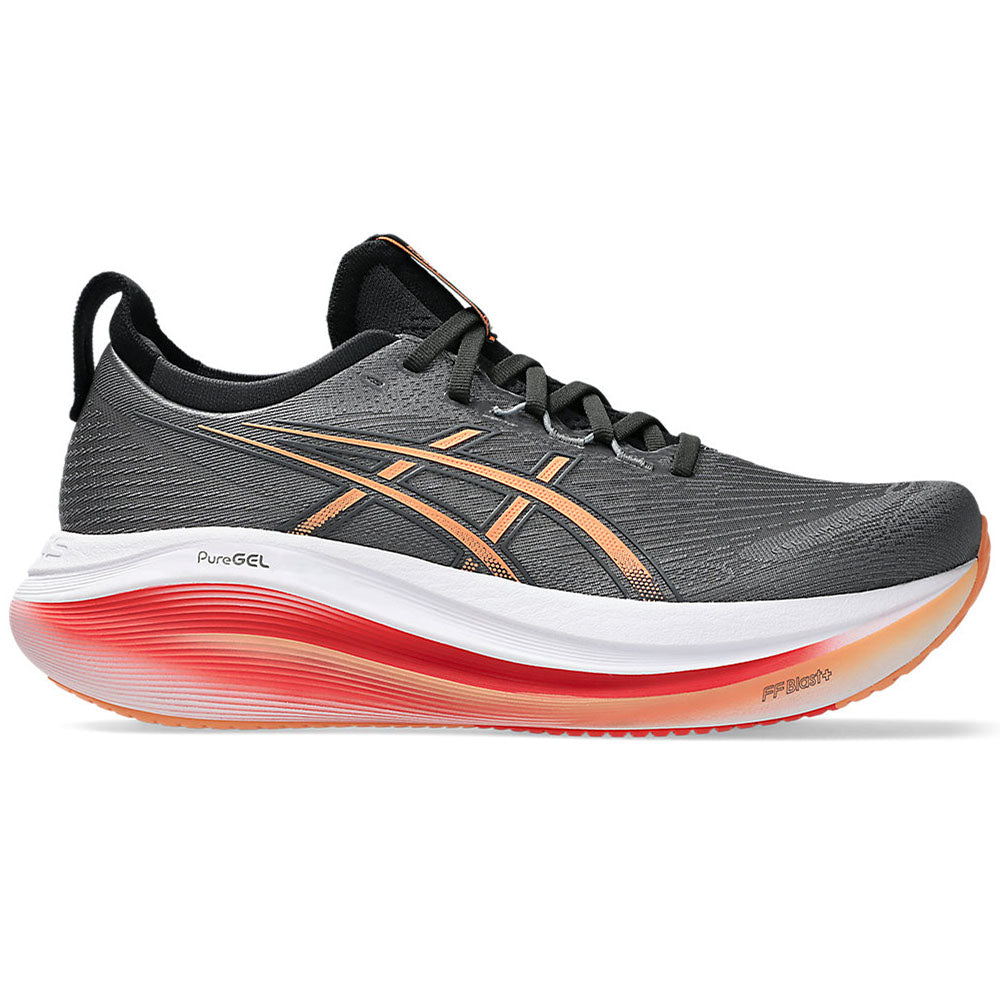 Men's Asics Gel-Nimbus 27, Carbon/Mojave, 12.5 D Medium
