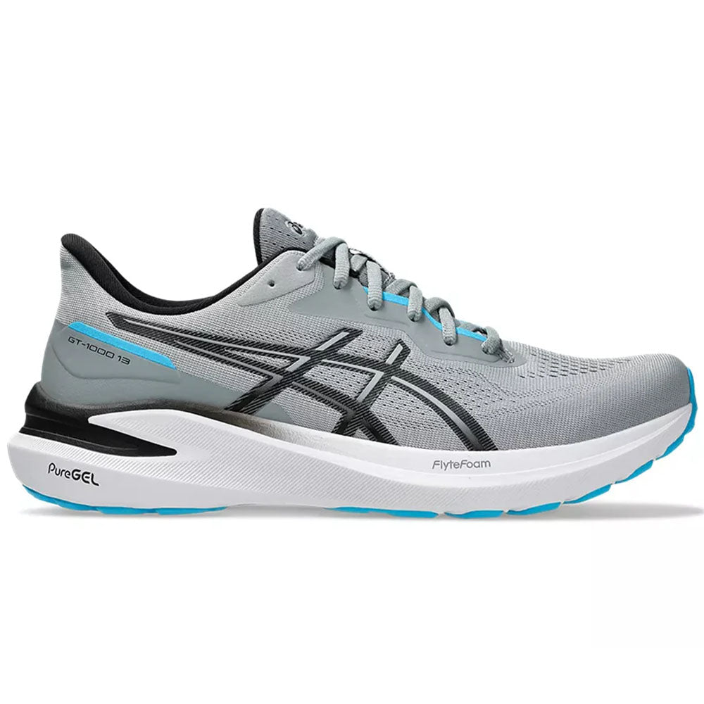 Men's Asics GT-1000 13, Sheet Rock/Black, 10 4E Extra Wide