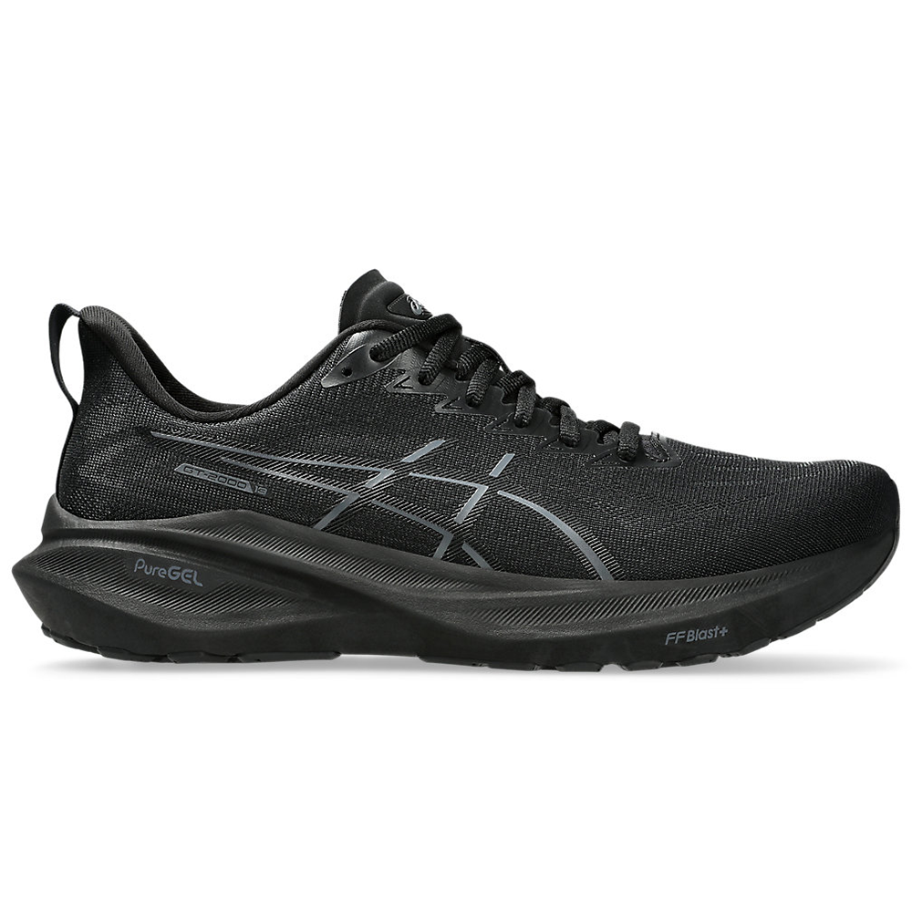 Men's Asics GT-2000 13, Black/Black, 10 2E Wide