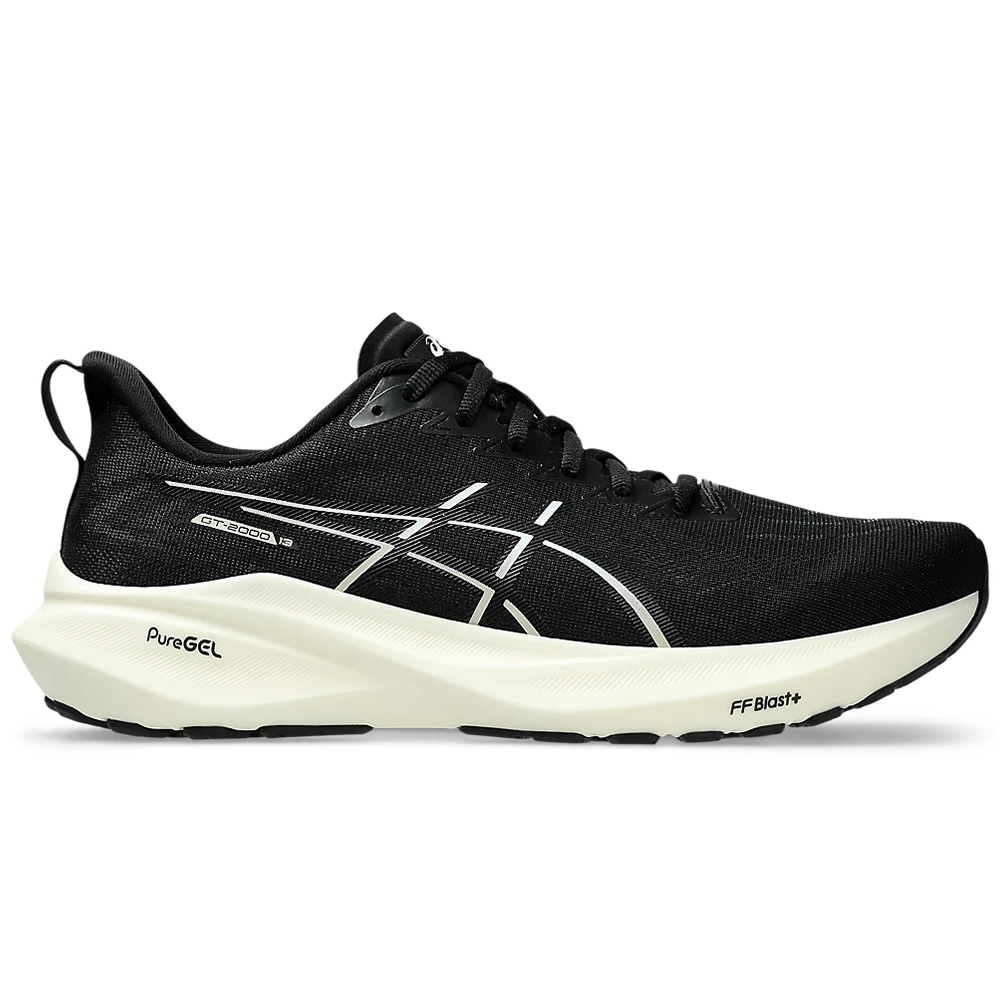 Men's Asics GT-2000 13, Black/White, 10 D Medium