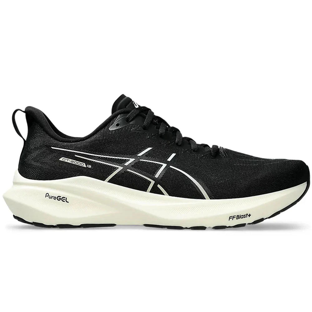 Men's Asics GT-2000 13, Black/White, 7.5 D Medium