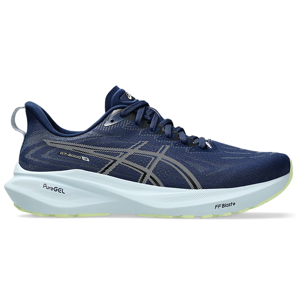 Men's Asics GT-2000 13, Blue Expanse/Grey Blue, 9.5 2E Wide