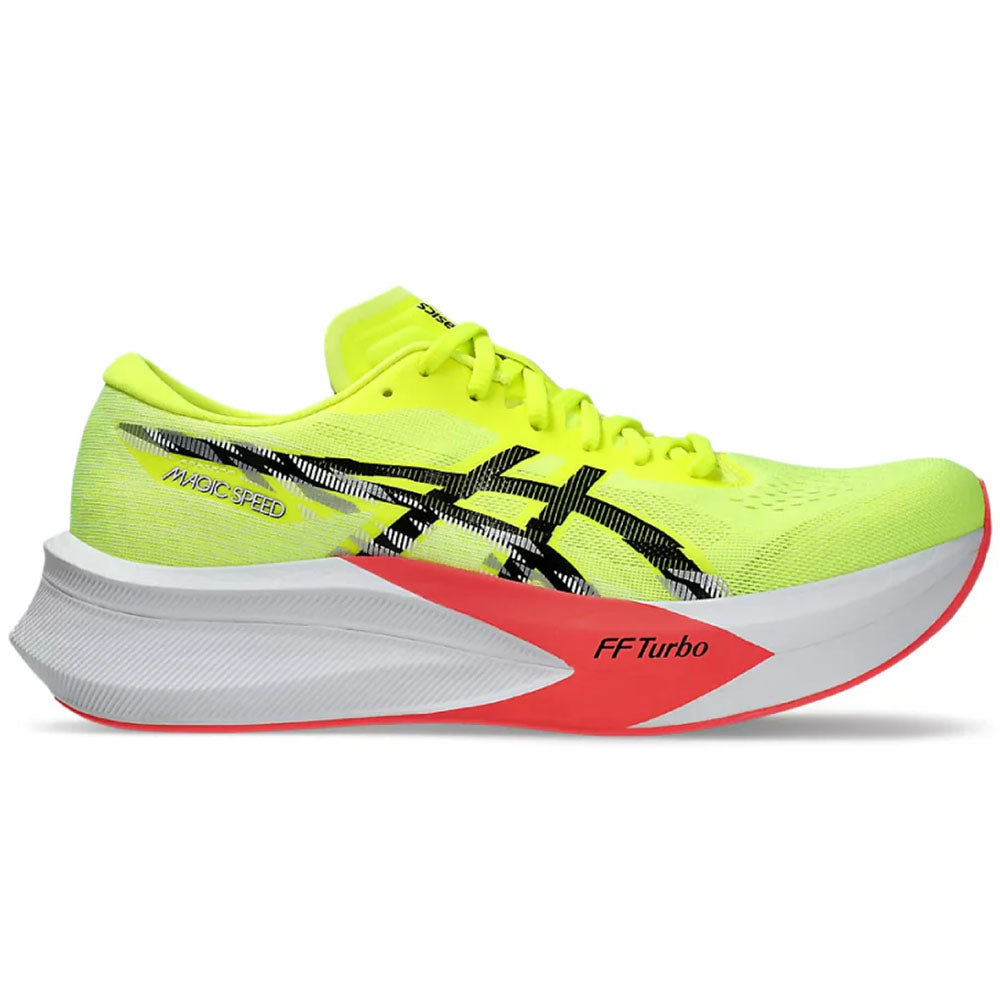 Men's Asics Magic Speed 4, Safety Yellow/Black, 12 D Medium
