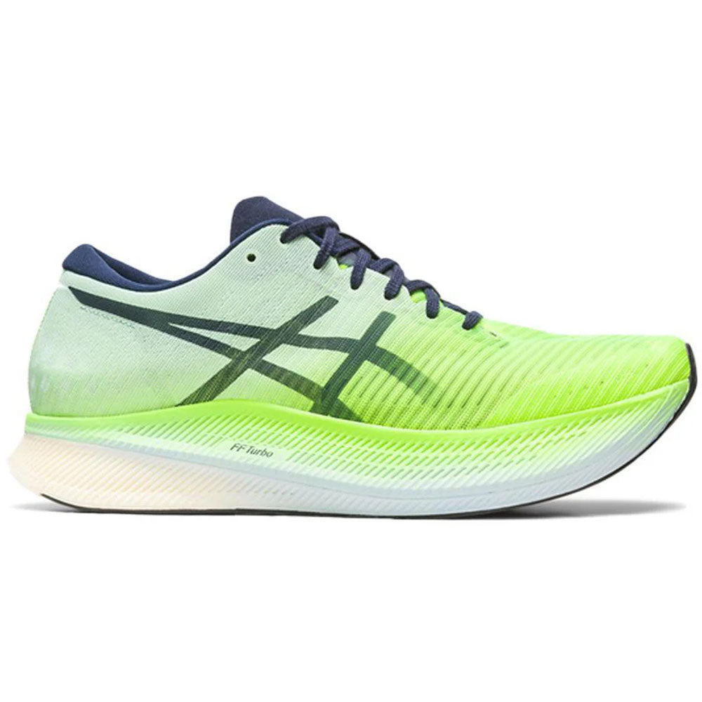 Men's Asics Metaspeed Sky, Hazard Green/Sky, 11.5 D Medium