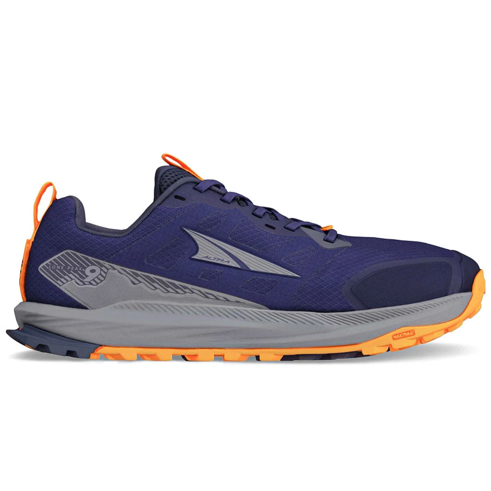 Men's Altra Lone Peak 9, Navy, 9.5 D Medium