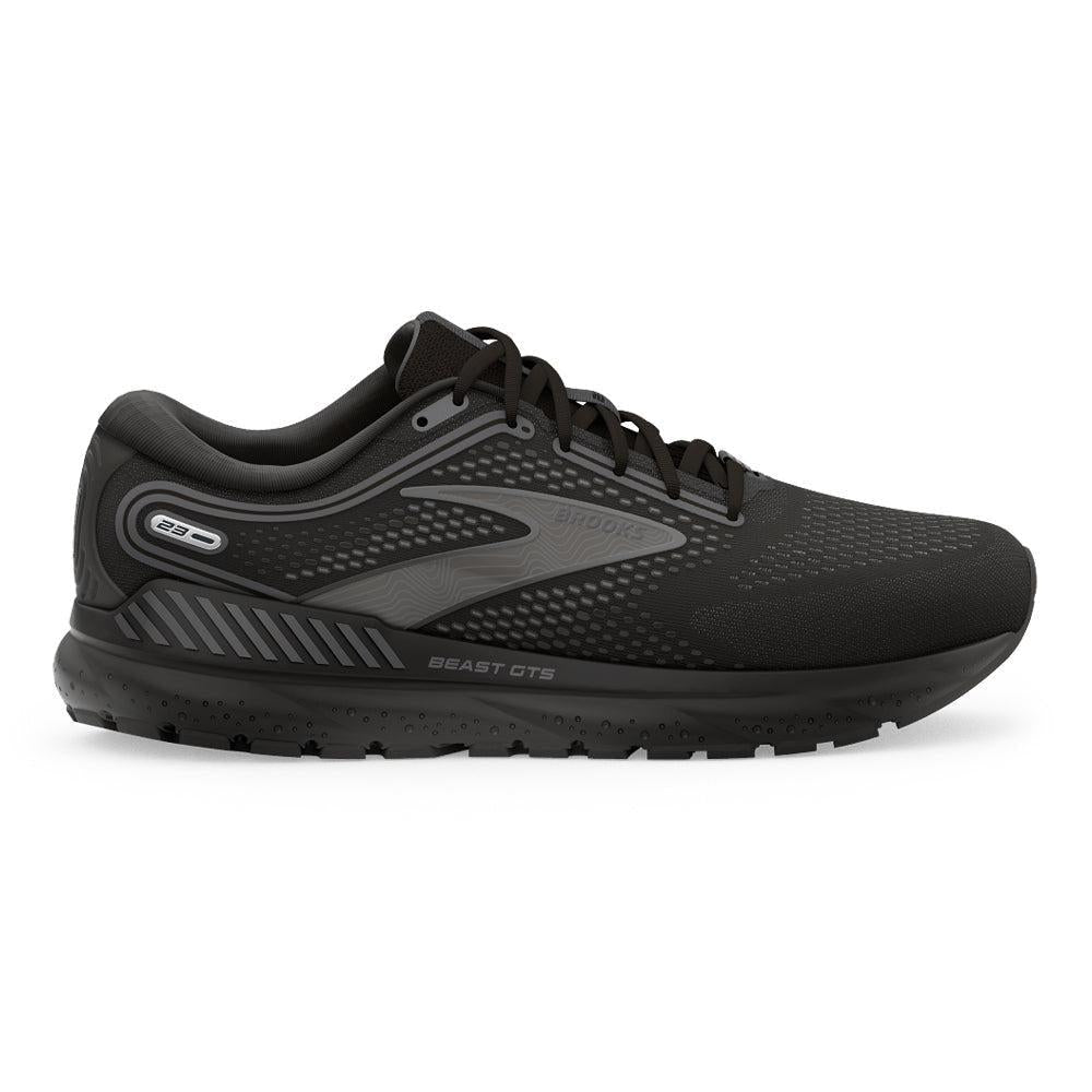 Men's Brooks Beast GTS 23, Black/Gunmetal, 10 2E Wide