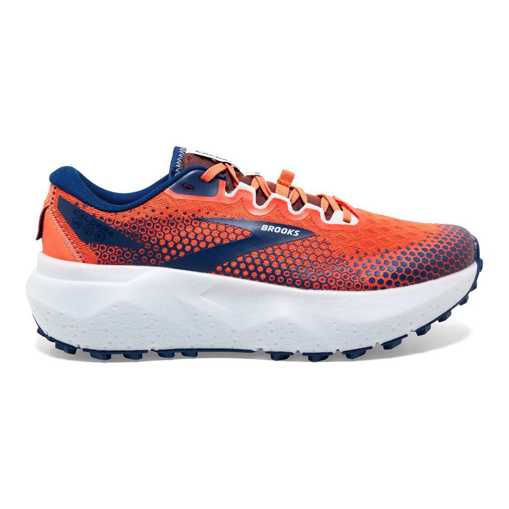 Men's Brooks Caldera 6, Firecracker/Navy/Blue, 11.5 D Medium