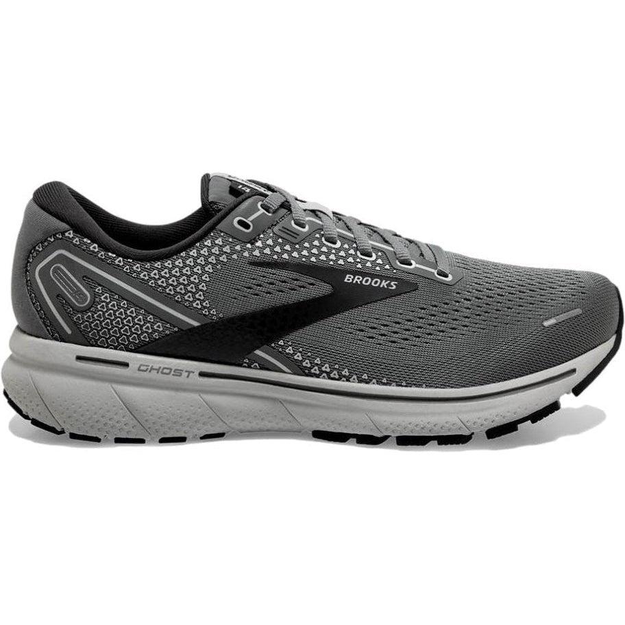 Men's Brooks Ghost 14, Grey/Alloy/Oyster, 9 B Narrow