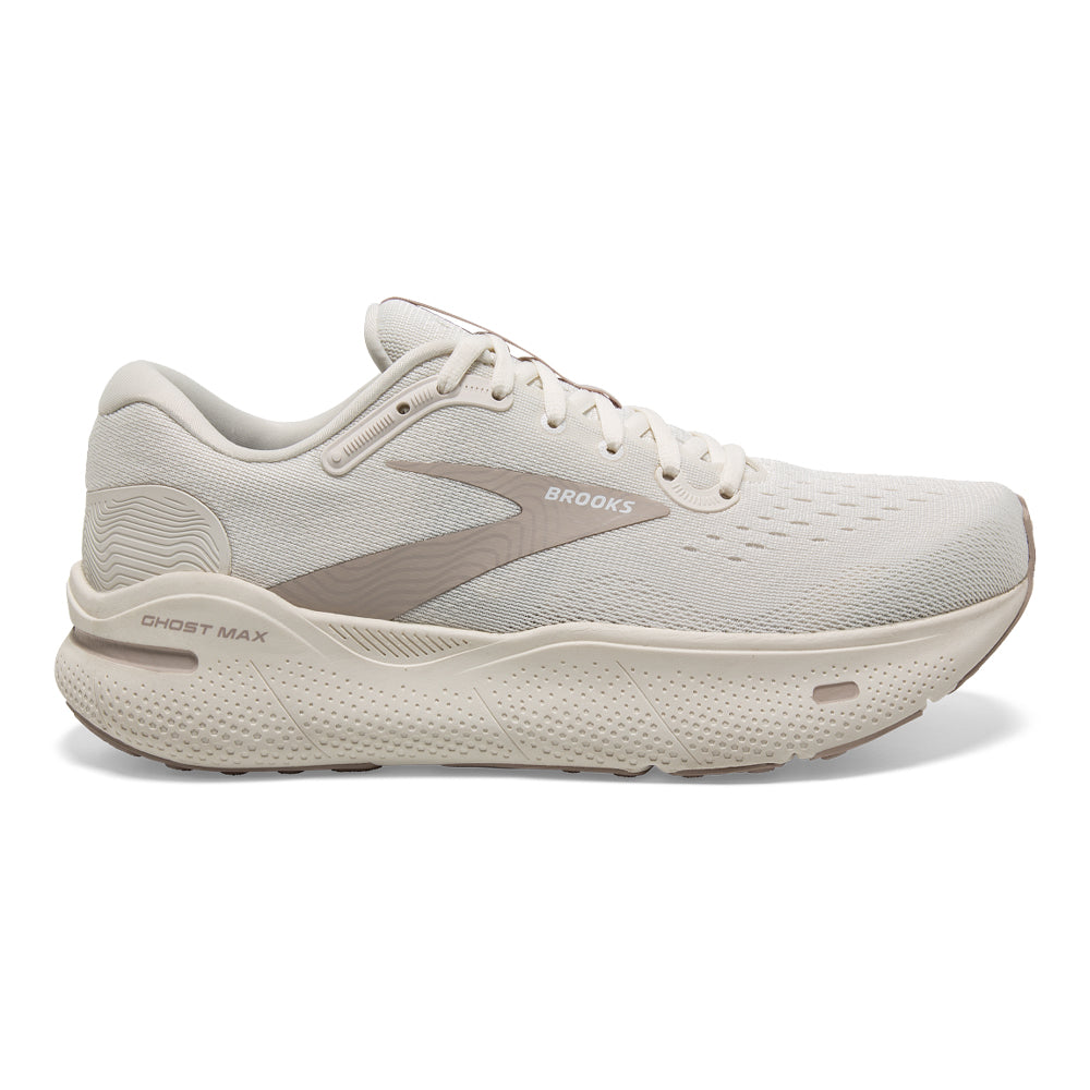 Men's Brooks Ghost Max, Coconut/White Sand/Chateau, 13 D Medium