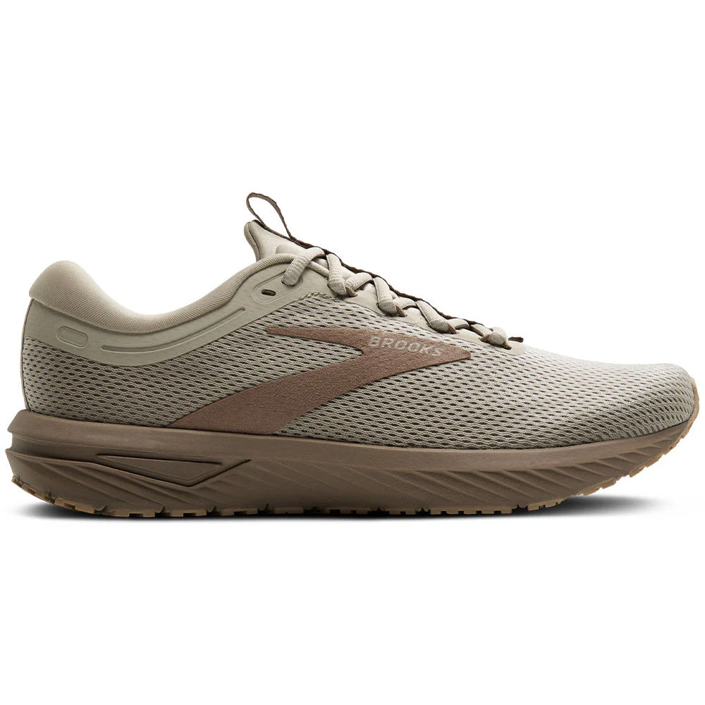 Men's Brooks Revel 7, London Fog/Falcon/Almond, 9 D Medium