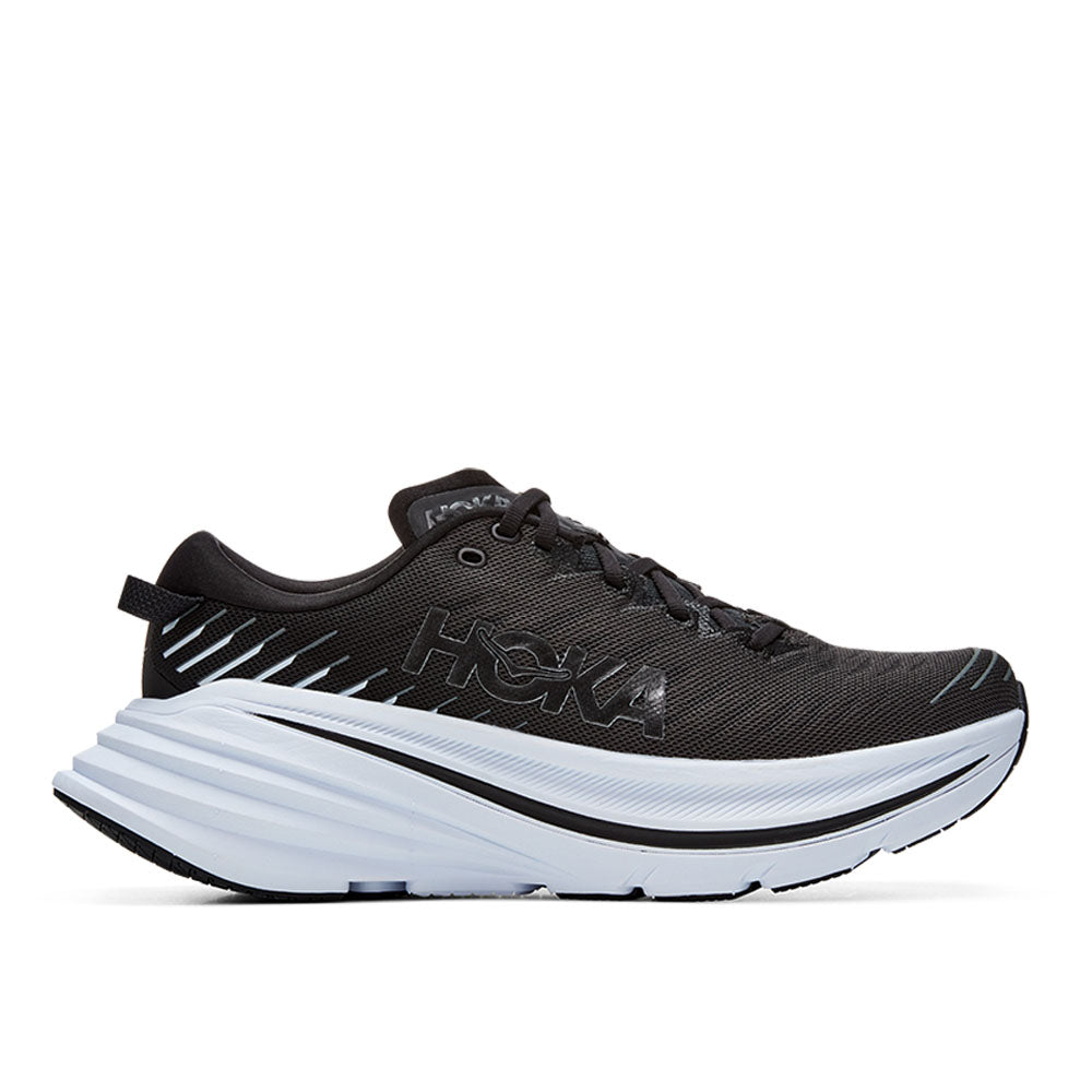 Men's Hoka Bondi X, Black/White, 10 D Medium