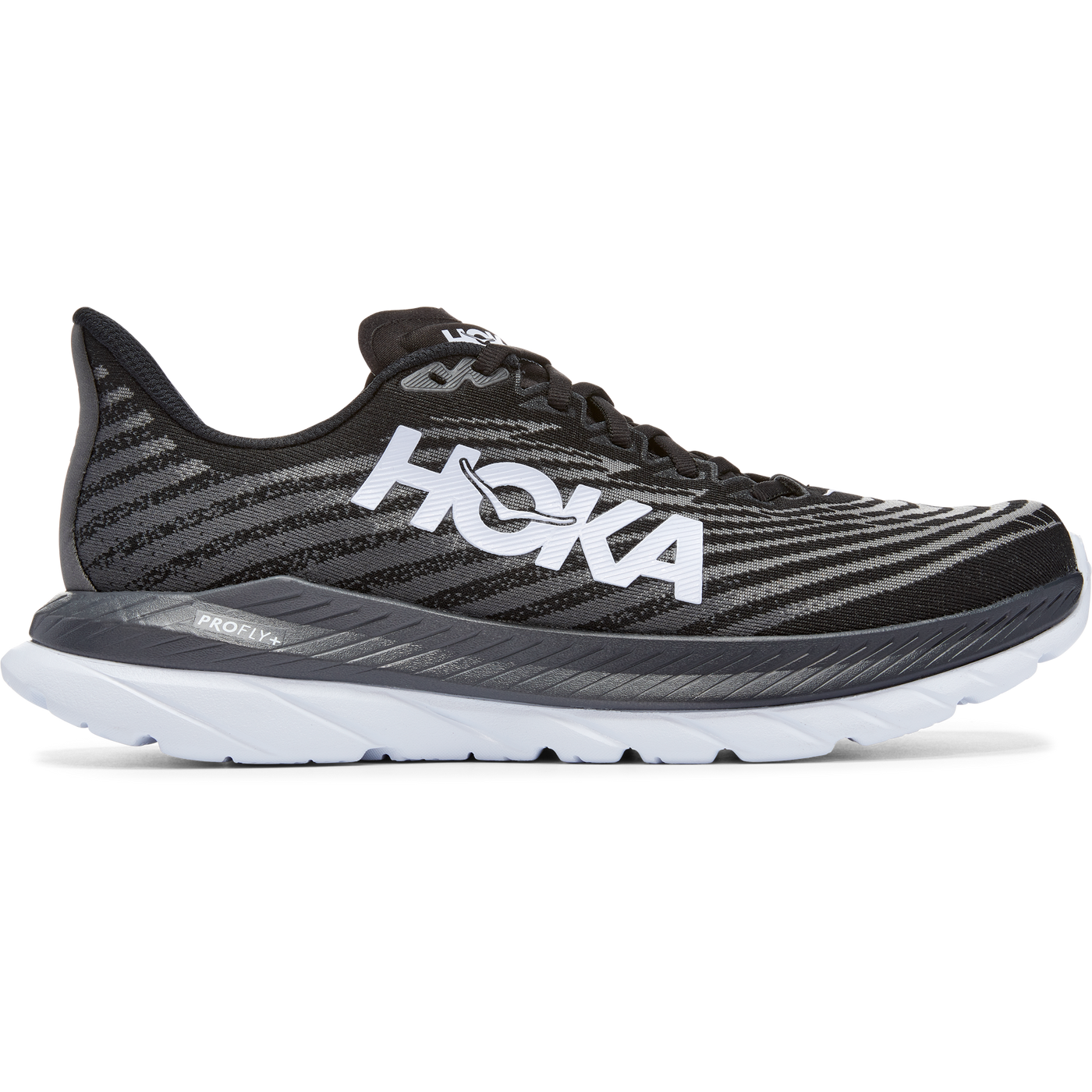 Men's Hoka Mach 5, Black/Castlerock, 12.5 D Medium