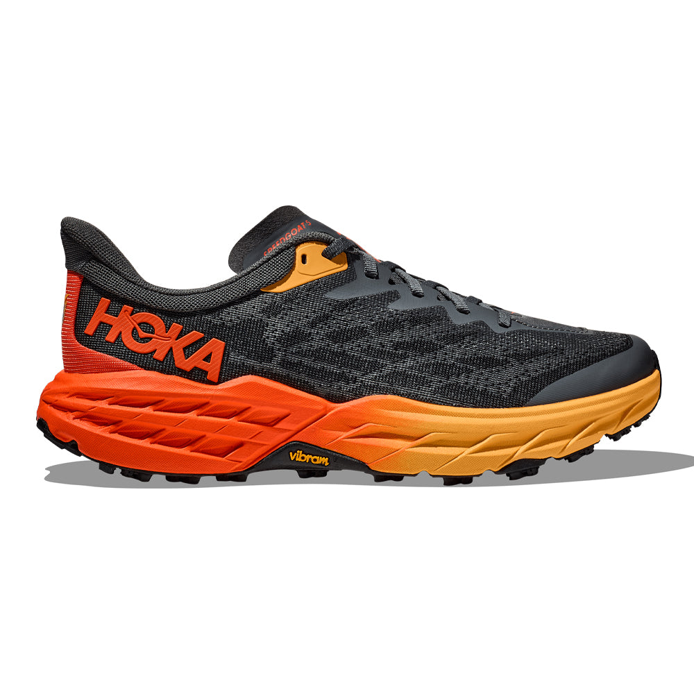 Men's Hoka Speedgoat 5, Castlerock/Flame, 12.5 D Medium
