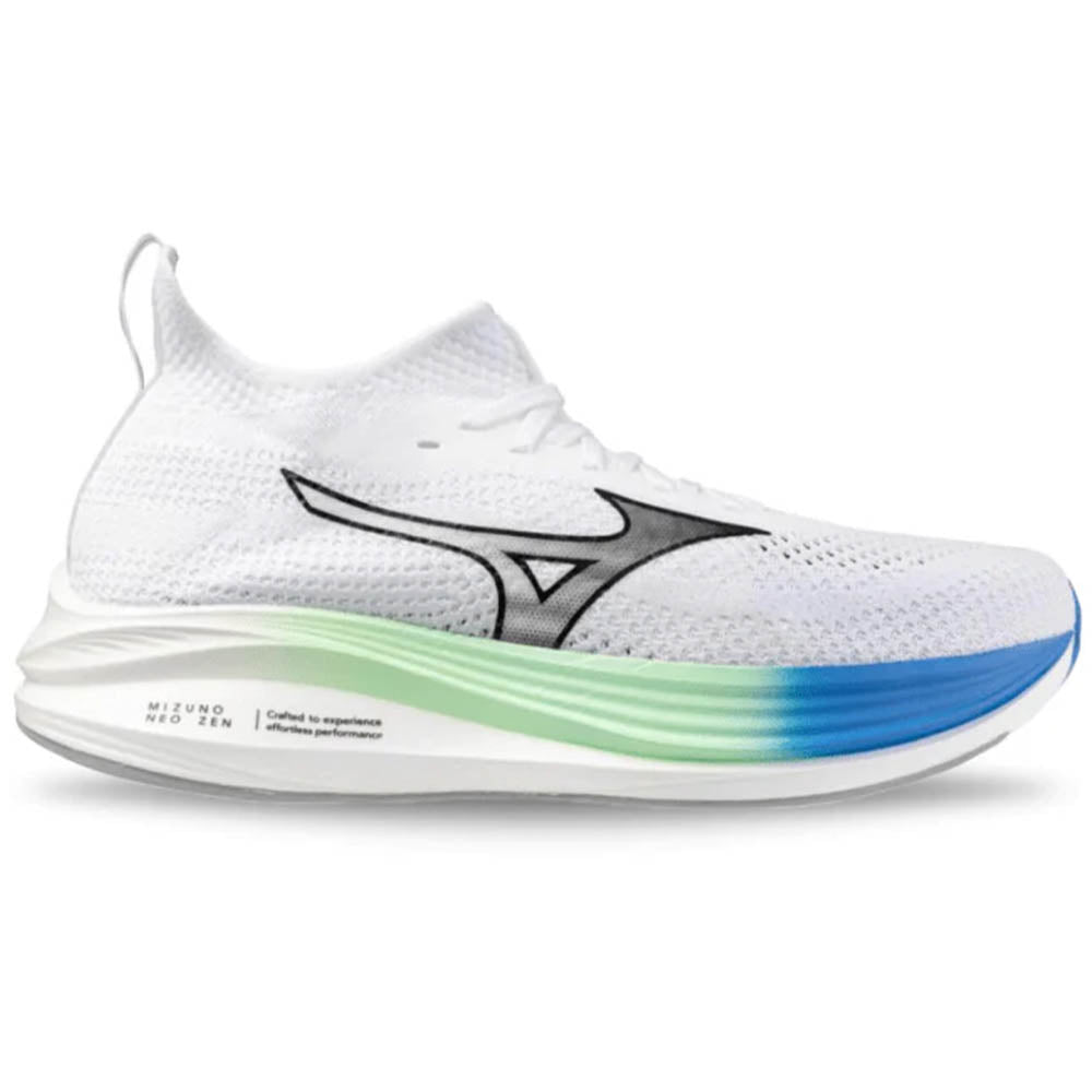 Men's Mizuno Neo Zen, White/Frontier Blue, 12 D Medium