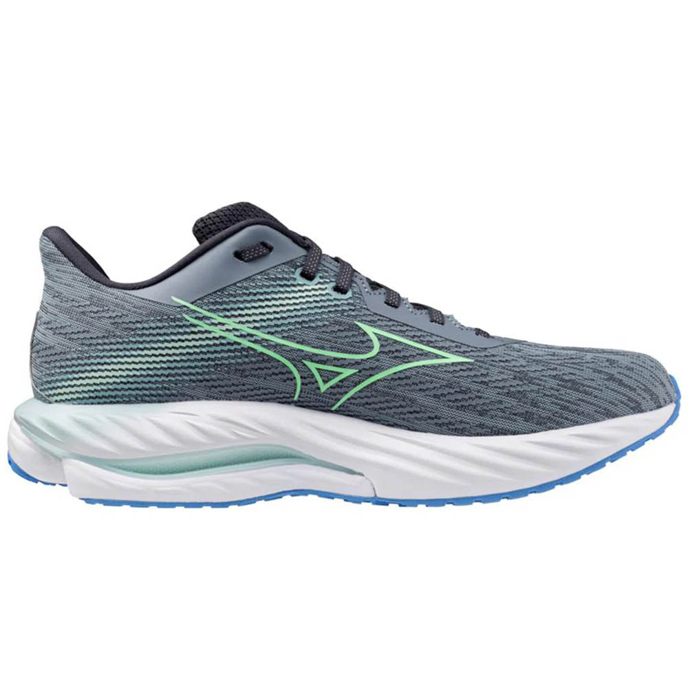 Men's Mizuno Wave Inspire 21, Tradewinds/Neo Mint, 10.5 2E Wide