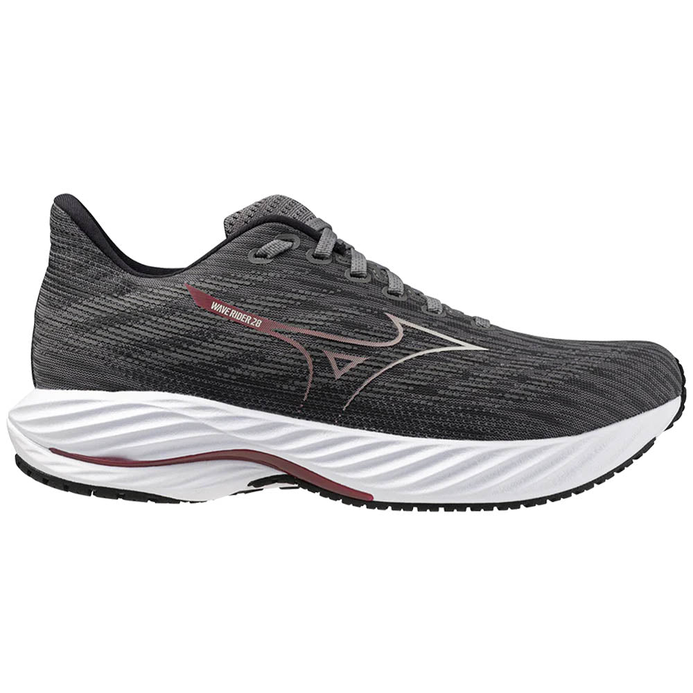 Men's Mizuno Wave Rider 28, Quiet Shade/Nimbus Cloud, 14 D Medium