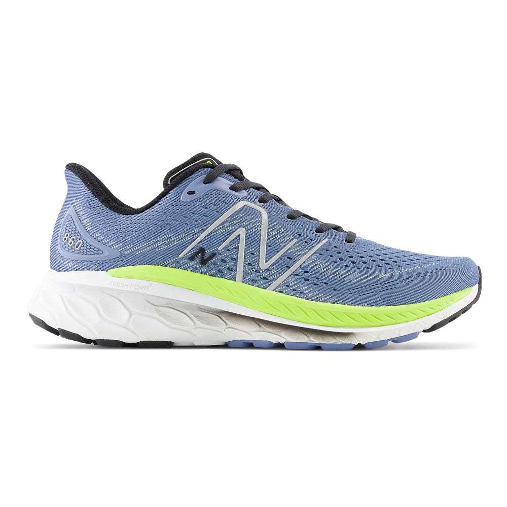 Men's New Balance Fresh Foam X 860v13, Mercury Blue/Thirty Watt, 10 D Medium