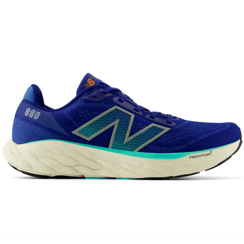 Men's New Balance Fresh Foam X 880v14, Inkwell/Cyber Jade/Dark Silver Metallic, 11 D Medium