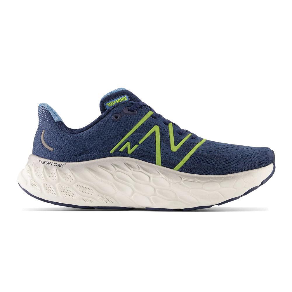 Men's New Balance Fresh Foam X More v4, Nb Navy/Cosmic Pineapple, 9 2E Wide