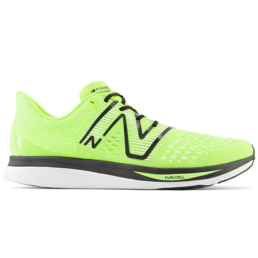 Men's New Balance FuelCell SuperComp Pacer v1, Thirty Watt/Black, 9 D Medium