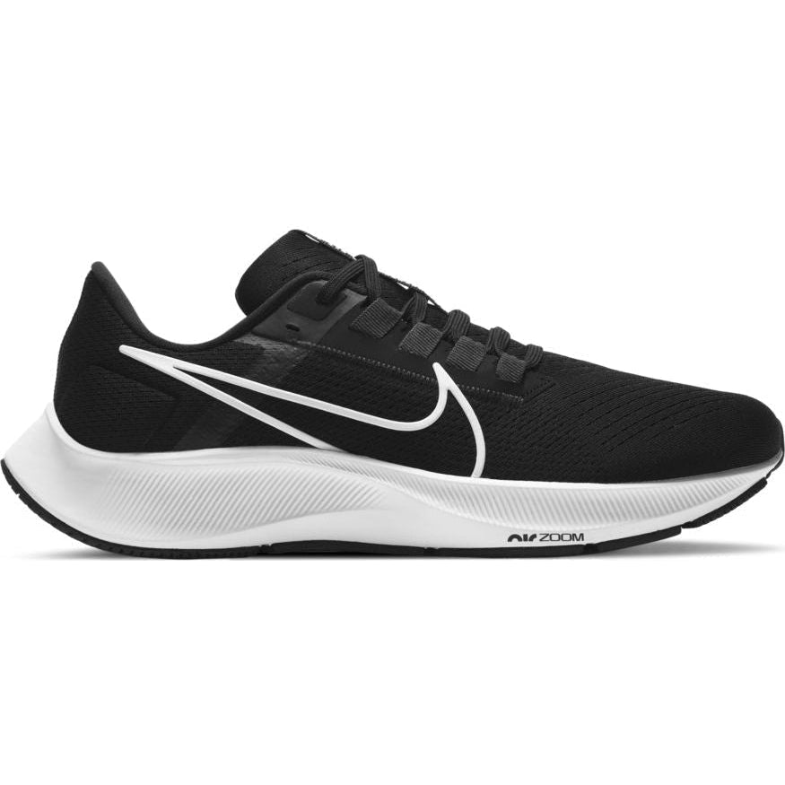 Men's Nike Air Zoom Pegasus 38, Black/White-Anthracite-Volt, 9 D Medium