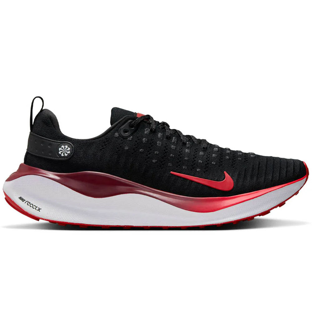 Men's Nike InfinityRN 4, Black/Fire Red/Team Red/White, 11 D Medium