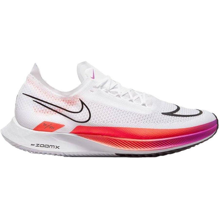 Men's Nike ZoomX Streakfly, White/Black-Flash Crimson-Hyper Violet, 6.5 D Medium