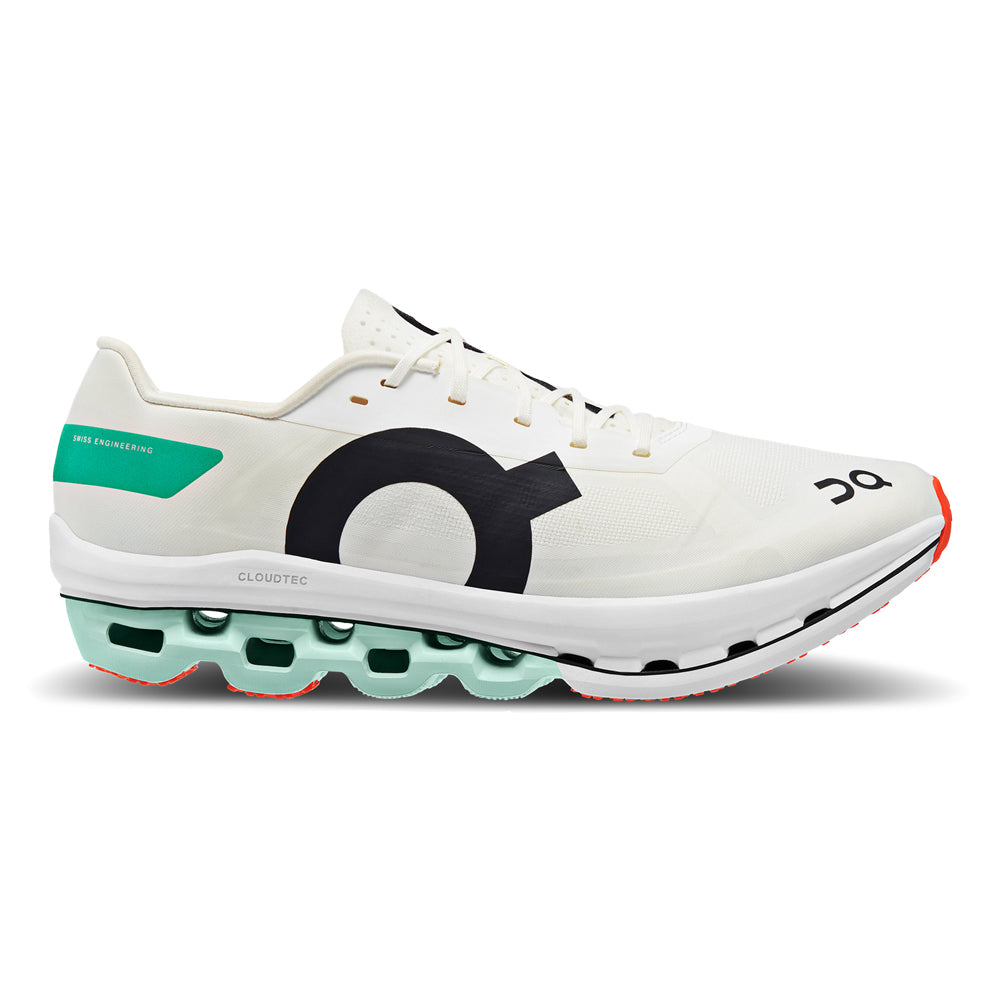 Men's On Cloudboom Echo, White/Mint, 8 D Medium