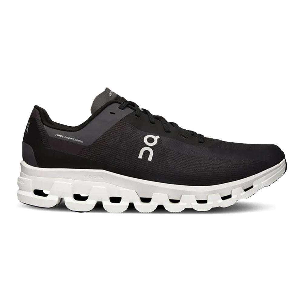 Men's On Cloudflow 4, Black/White, 12 D Medium