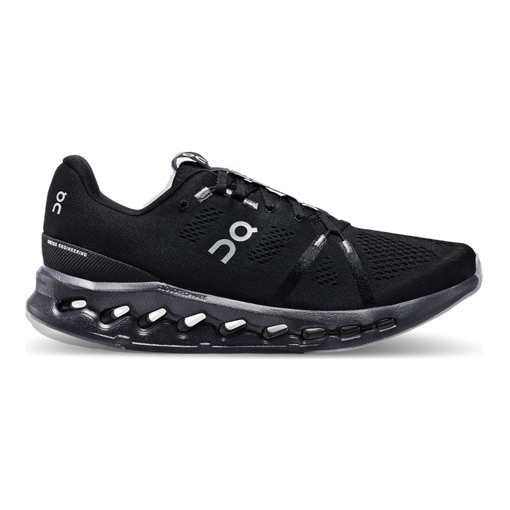 Men's On Cloudsurfer, All Black, 9.5 D Medium