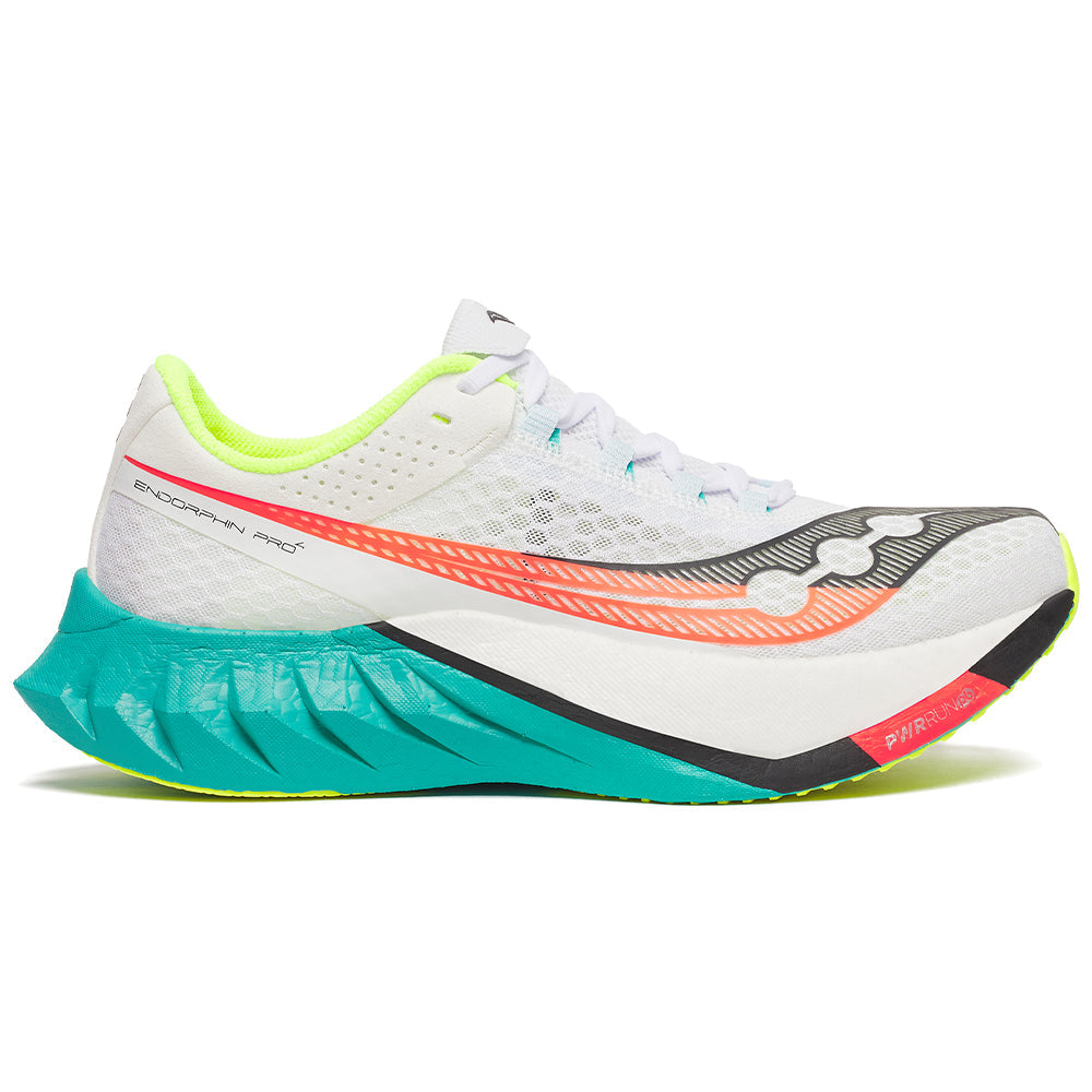 Men's Saucony Endorphin Pro 4, White/Mutant, 8.5 D Medium