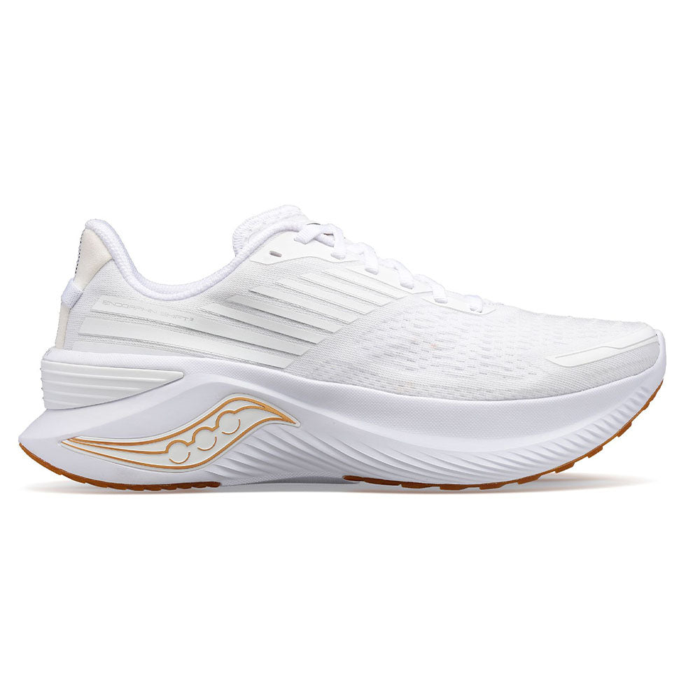 Men's Saucony Endorphin Shift 3, White/Gum, 12.5 D Medium
