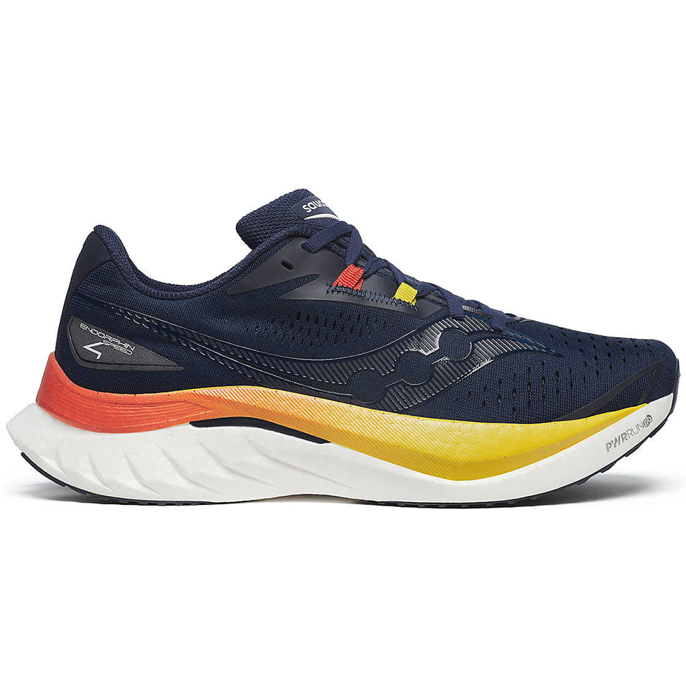 Men's Saucony Endorphin Speed 4, Navy/Spice, 11.5 D Medium