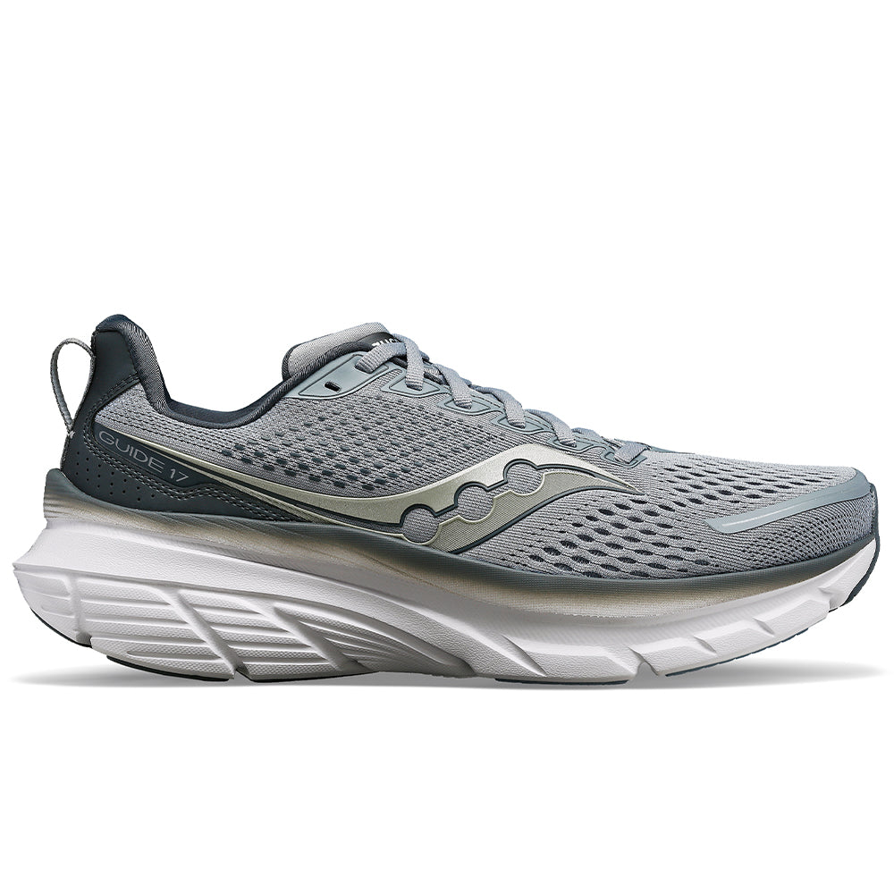 Men's Saucony Guide 17, Flint/Shadow, 13 D Medium