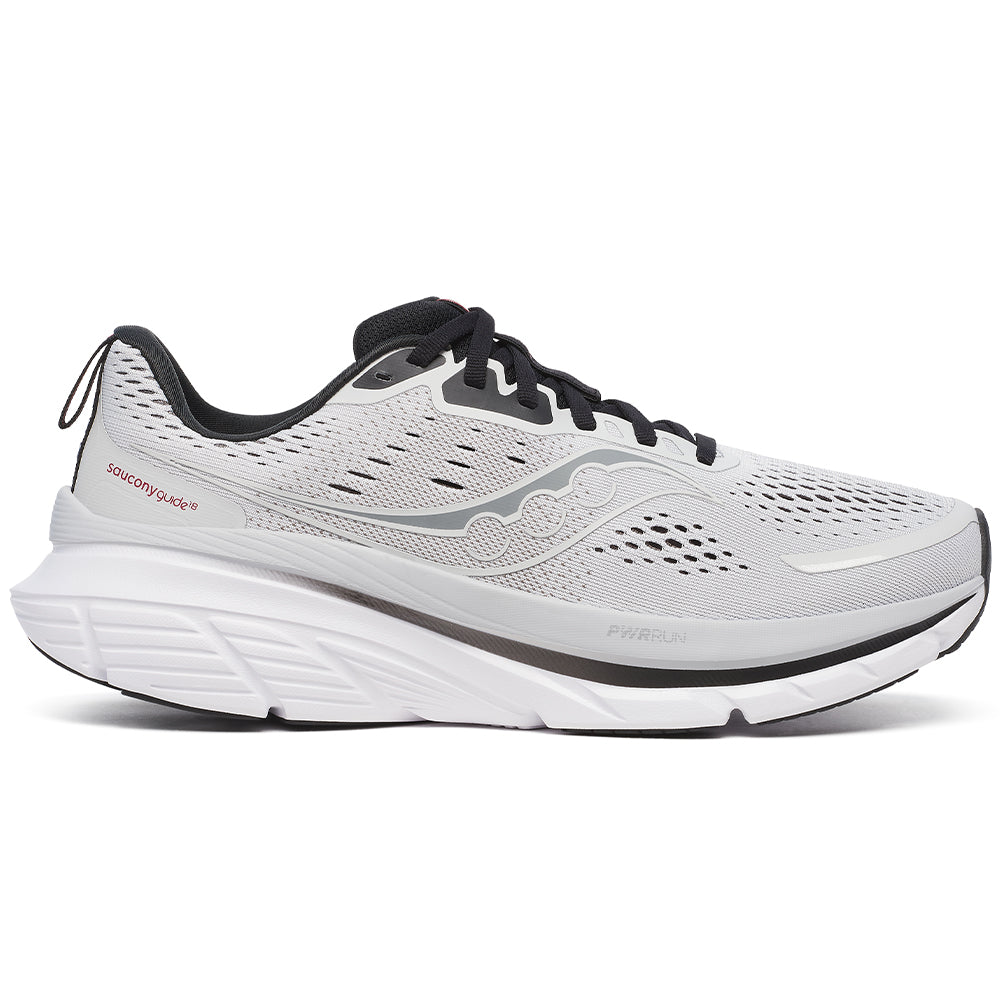 Men's Saucony Guide 18, Cloud/Black, 11 D Medium
