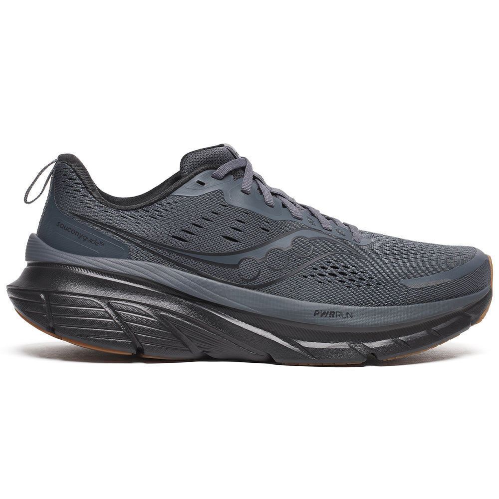 Men's Saucony Guide 18, Shadow/Gum, 11 D Medium