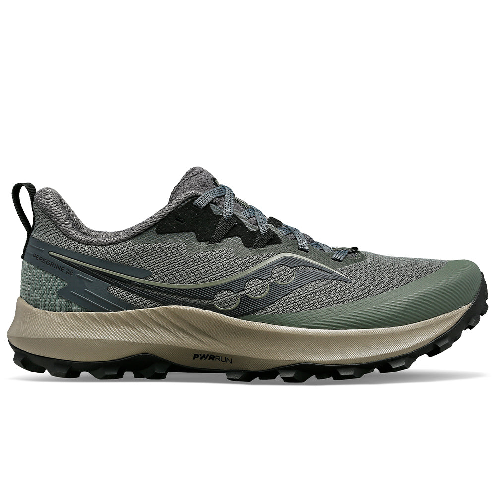 Men's Saucony Peregrine 14, Bough/Shadow, 12.5 D Medium