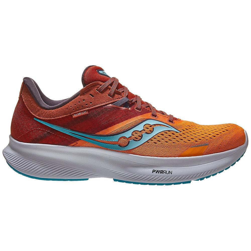 Men's Saucony Ride 16, Marigold/Lava, 12 D Medium