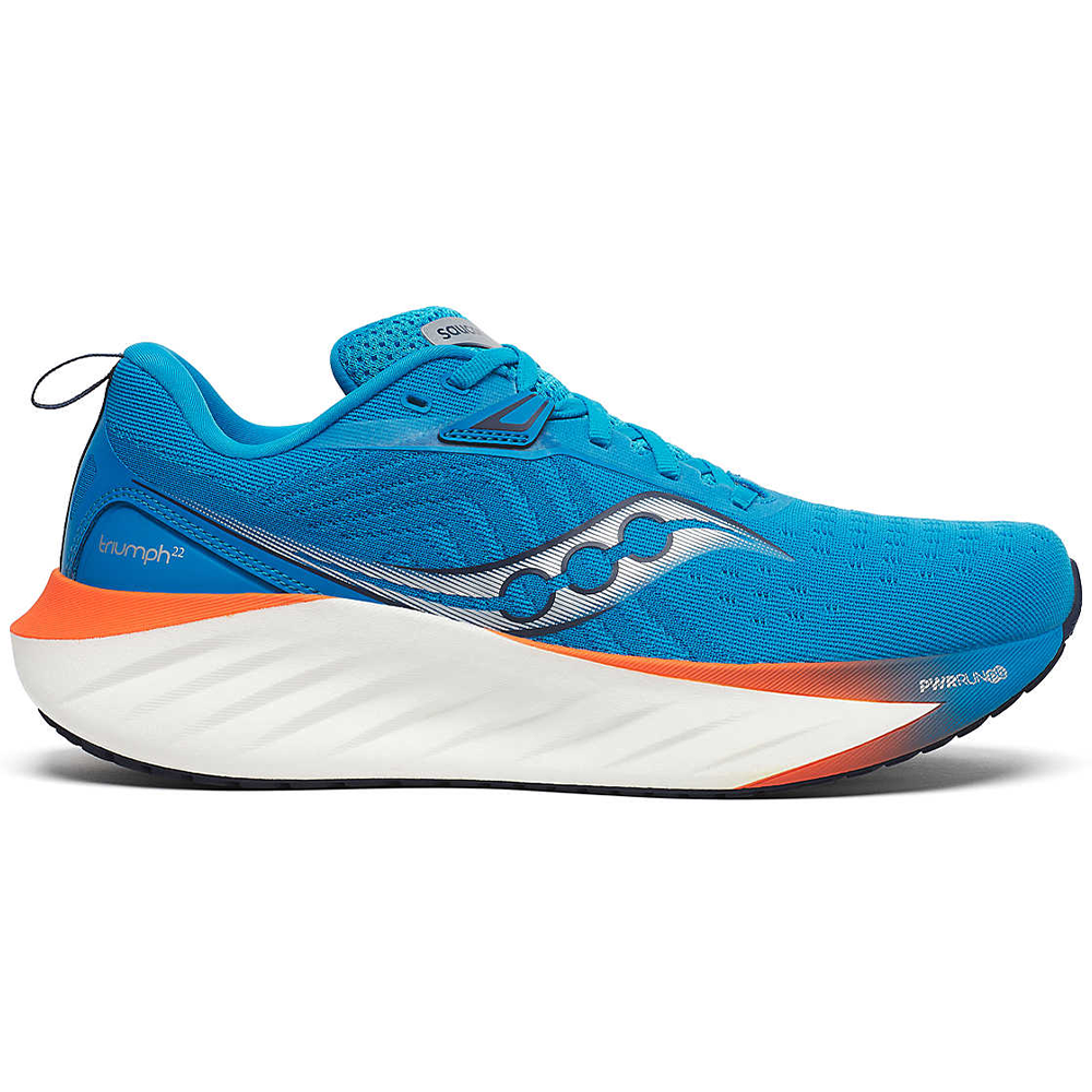 Men's Saucony Triumph 22, Viziblue/Pepper, 9.5 D Medium