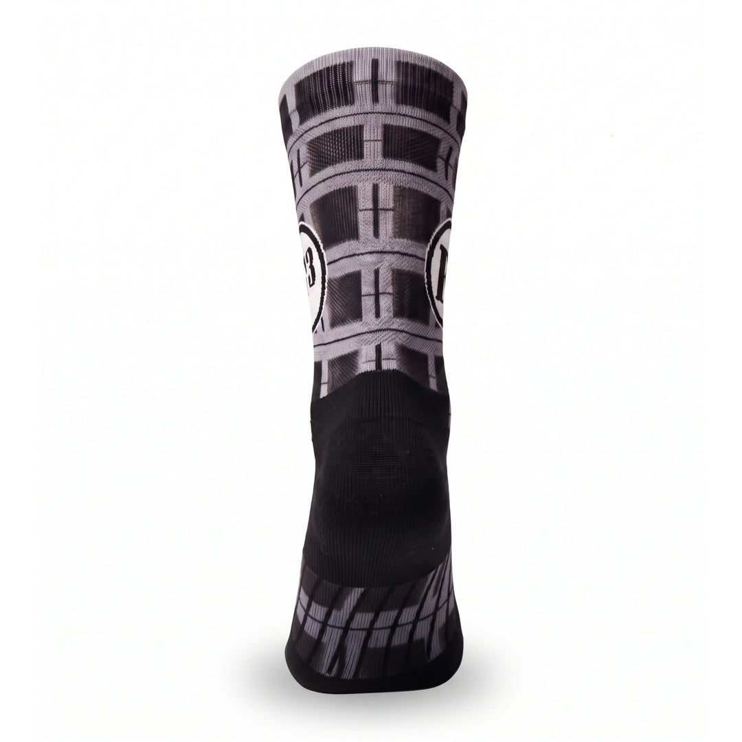 MudGear F3 Custom 360 - Crew Height Socks - Cinderblock (1-pair pack)