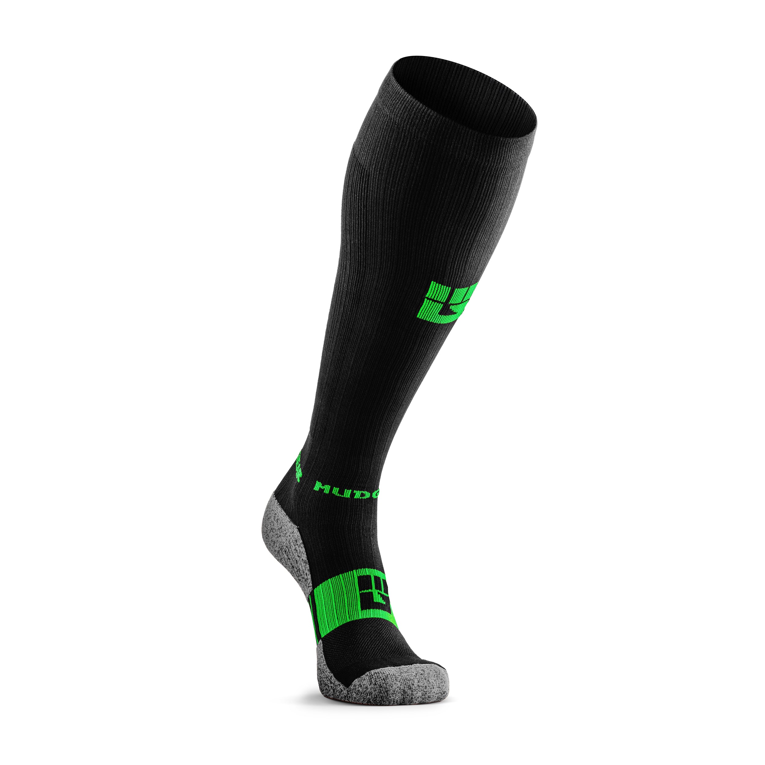 Tall Compression Socks (Black/Green) – The F3 Gear Store