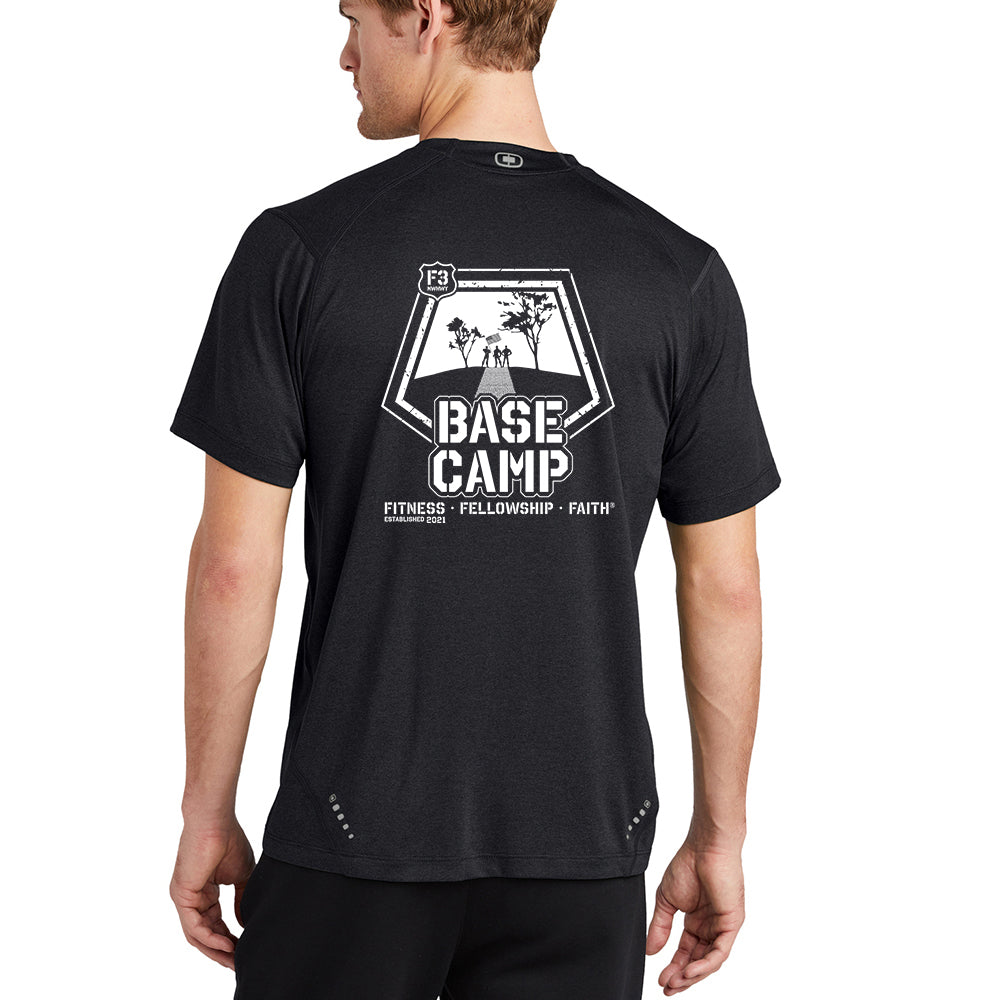 CLEARANCE ITEM - F3 Base Camp - Ogio Endurance Pulse Crew Short Sleeve (Blacktop/Small)