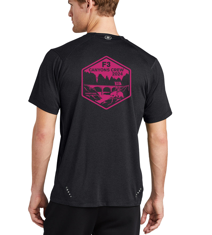 F3 Gold Rush Canyons Crew Hot Pink Logo Pre-Order January 2024