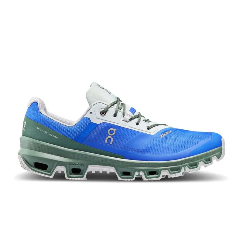 Men's On Cloudventure Waterproof 3, Cobalt/Ivy, 9 D Medium