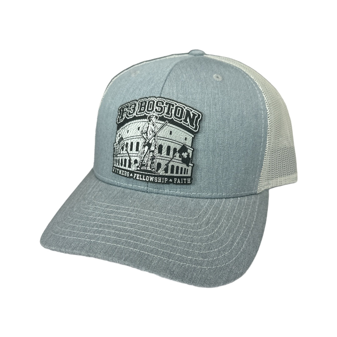F3 Boston The Coliseum Leatherette Patch Hat Pre-Order October 2024