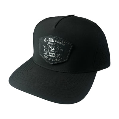 F3 Ironworks Drop The Hammer Leatherette Patch Hat Pre-Order November 2023