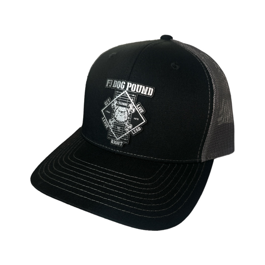 F3 Fort Bend Dog Pound Leatherette Patch Hat Pre-Order January 2024